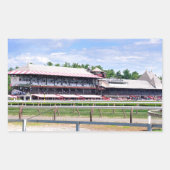 サラトガレースコースとクレアコート 長方形シール (正面)