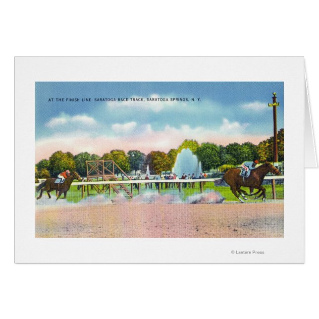 サラトガレーストラックフィニッシュラインビュー (正面横)