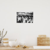 サラトガ写真の競馬 ポスター (キッチン)