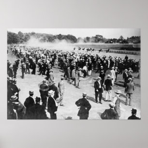 サラトガ写真の競馬 ポスター