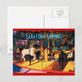 サラトガ回転木馬はがき ポストカード (正面/裏面)