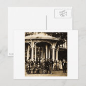 サラトガ春のブラスバンド1860年代 ポストカード (正面/裏面)