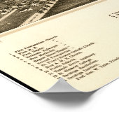 サラトガ春ズニューヨーク1888アンティークパノラマ ポスター (角)