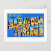 サラトガ春ズニューヨークNYオールドトラベル土産 ポストカード (正面)