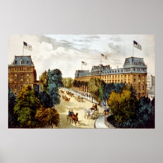 サラトガ春- 1907 ポスター (正面)