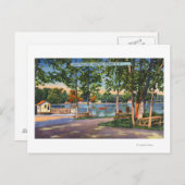 サラトガ湖の景色 ポストカード (正面/裏面)