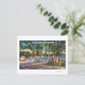 サラトガ湖の景色 ポストカード (スタンド正面)