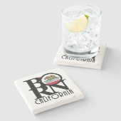 サラトガ生まれカリフォルニア ストーンコースター (横)