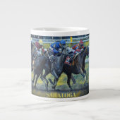 サラトガ競馬マグカップ ジャンボコーヒーマグカップ (正面)