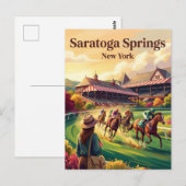 サラトガ競馬場 USA ポストカード (正面/裏面)