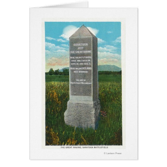 サラトガ素晴らしバトルフィールドの渓谷 (正面)