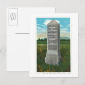 サラトガ素晴らしバトルフィールドの渓谷 ポストカード (正面/裏面)