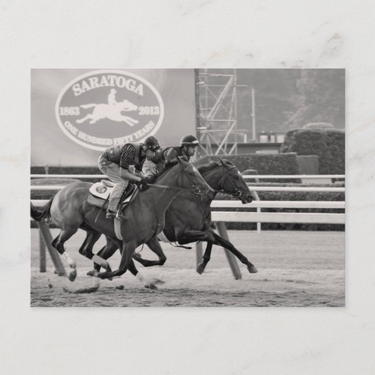 サラトガ150トレーニング ポストカード (正面)