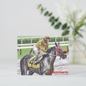 サラトガ150号写真 ポストカード (スタンド正面)