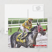 サラトガ150号写真 ポストカード (正面/裏面)