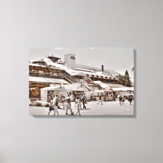 サラトガ150年 キャンバスプリント (正面)