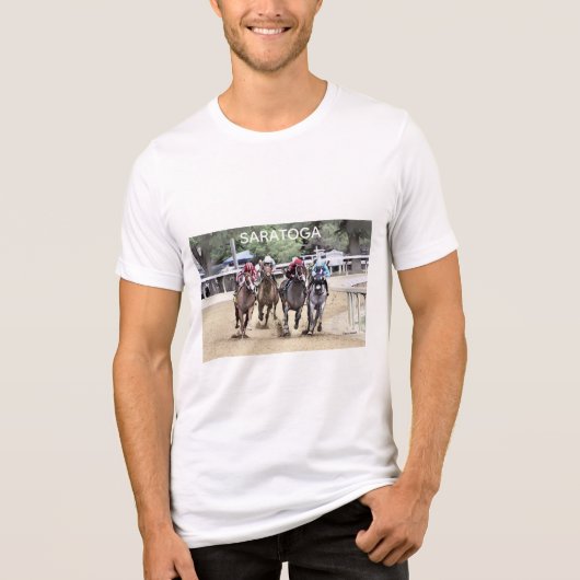 サラトガ - ファイナルターン Tシャツ (正面)