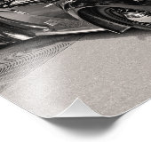 サラトクラシックガの車 フォトプリント            (角)