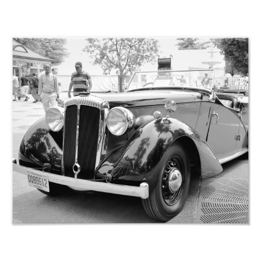 サラトクラシックガの車 フォトプリント (正面)