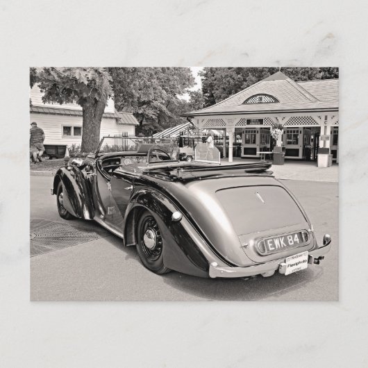 サラトクラシックガの車 ポストカード (正面)