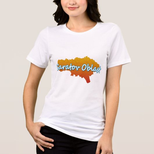 サラトフ州 トライブレンドTシャツ (正面)