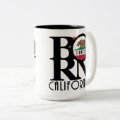 サラト生まれガカリフォルニア15oz ツートーンマグカップ (正面右)