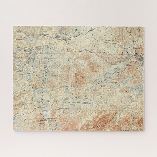 サラナク湖チェーン（下、中、上） ジグソーパズル (横)