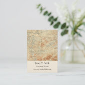 サラナク湖チェーン（下、中、上） 名刺 (スタンド正面)