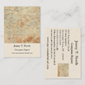 サラナク湖チェーン（下、中、上） 名刺 (正面/裏面)