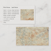 サラナク湖チェーン（下、中、上） 名刺 (正面/裏面)