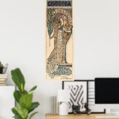 サラバーンハードバイアルフォンスミュシャ ポスター (ホームオフィス)