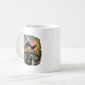 サラパンダイラストレーションコンボおもしろい生物 コーヒーマグカップ (正面左)