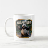 サラパンダ写真 – サラマンダーパンダおもしろい コーヒーマグカップ (左)