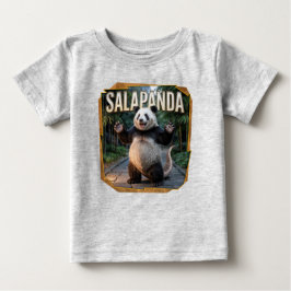 サラパンダ フォトグラフィック - サンショウウオ パンダ 面白い ベビーTシャツ