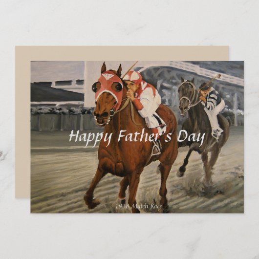 サラブレッウマ科のドがビッグレースで勝利 (正面/裏面)