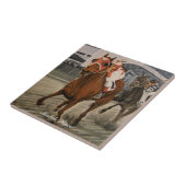 サラブレッウマ科のドがビッグレースで勝利 タイル (側面)