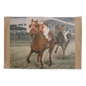 サラブレックラシックドの競走馬が勝利 枕カバー (裏面)