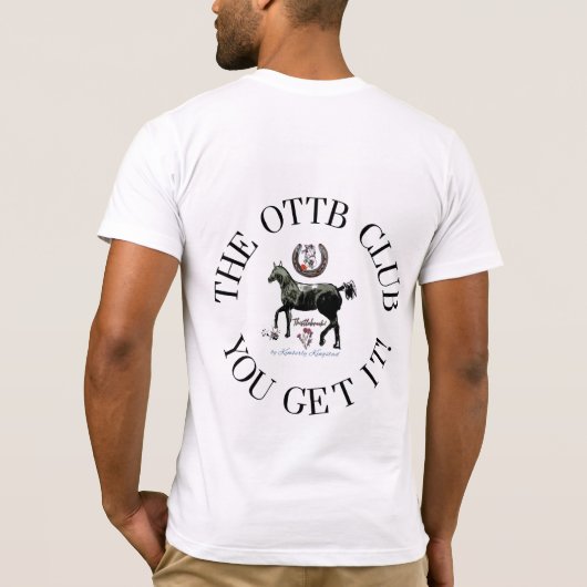 サラブレッドだ！ Tシャツ (裏面)