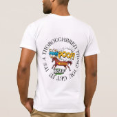 サラブレッドだ!T-シャツ Tシャツ (裏面)