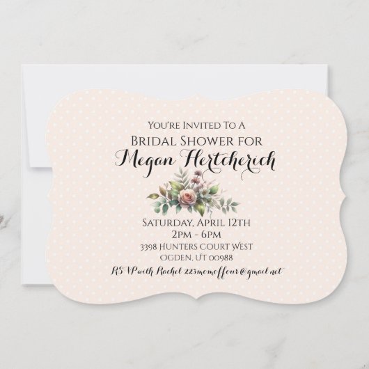 サラブレッドホースエクエストランフラワーブライダルシャワー (裏面)