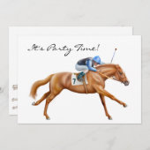 サラブレッドレースホース招待状 招待状 (正面/裏面)