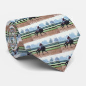 サラブレッド競走馬の朝のトレーニングのネクタイ ネクタイ (ロール)