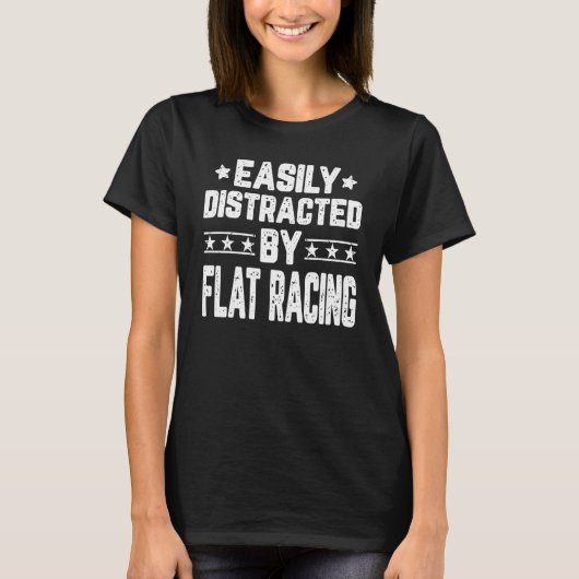 サラブレッド競馬に夢中 Tシャツ (正面)