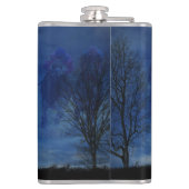 サラブレッド競馬仲間2頭がフラスコを飲む フラスク (裏面)