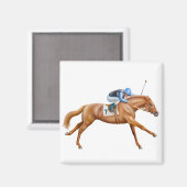 サラブレッド競馬磁石 マグネット (正面/裏面)