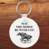 サラブレッド競馬 キーホルダー (正面)