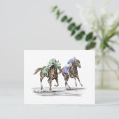 サラブレッド競馬 ポストカード (スタンド正面)