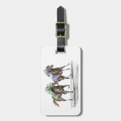 サラブレッド競馬 ラゲッジタグ (正面縦)