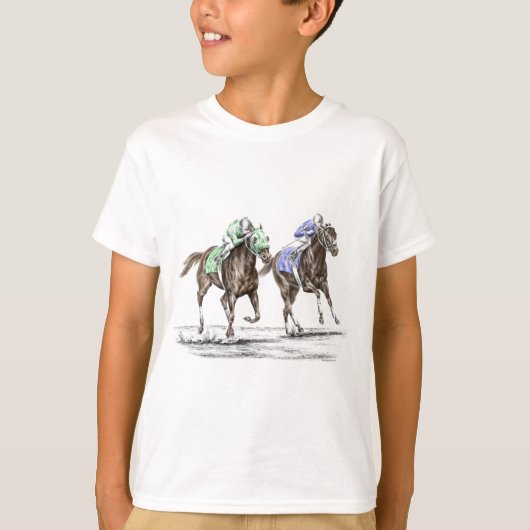 サラブレッド競馬 Tシャツ (正面)