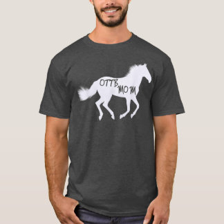 サラブレッド馬ティーOTTBママママクエストランギフト Tシャツ